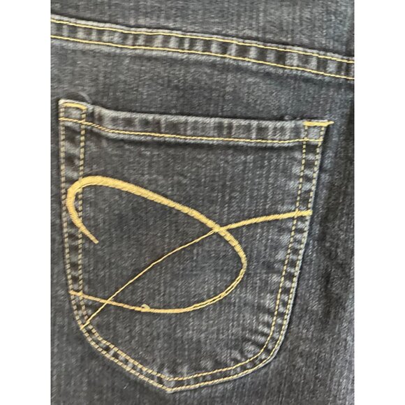 CHICO’S PLATINUM DENIM WOMEN'S DARK WASH BLUE JEANS SIZE 0.5/6 REG - Picture 14 of 14